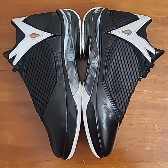 Air Jordan 2009 OG 2K9 Black White Tuxedo Vintage Mens Sneakers 343084-062 Sz 12